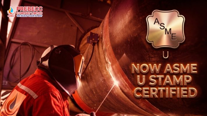 Prebecc đạt chứng nhận ASME U stamp